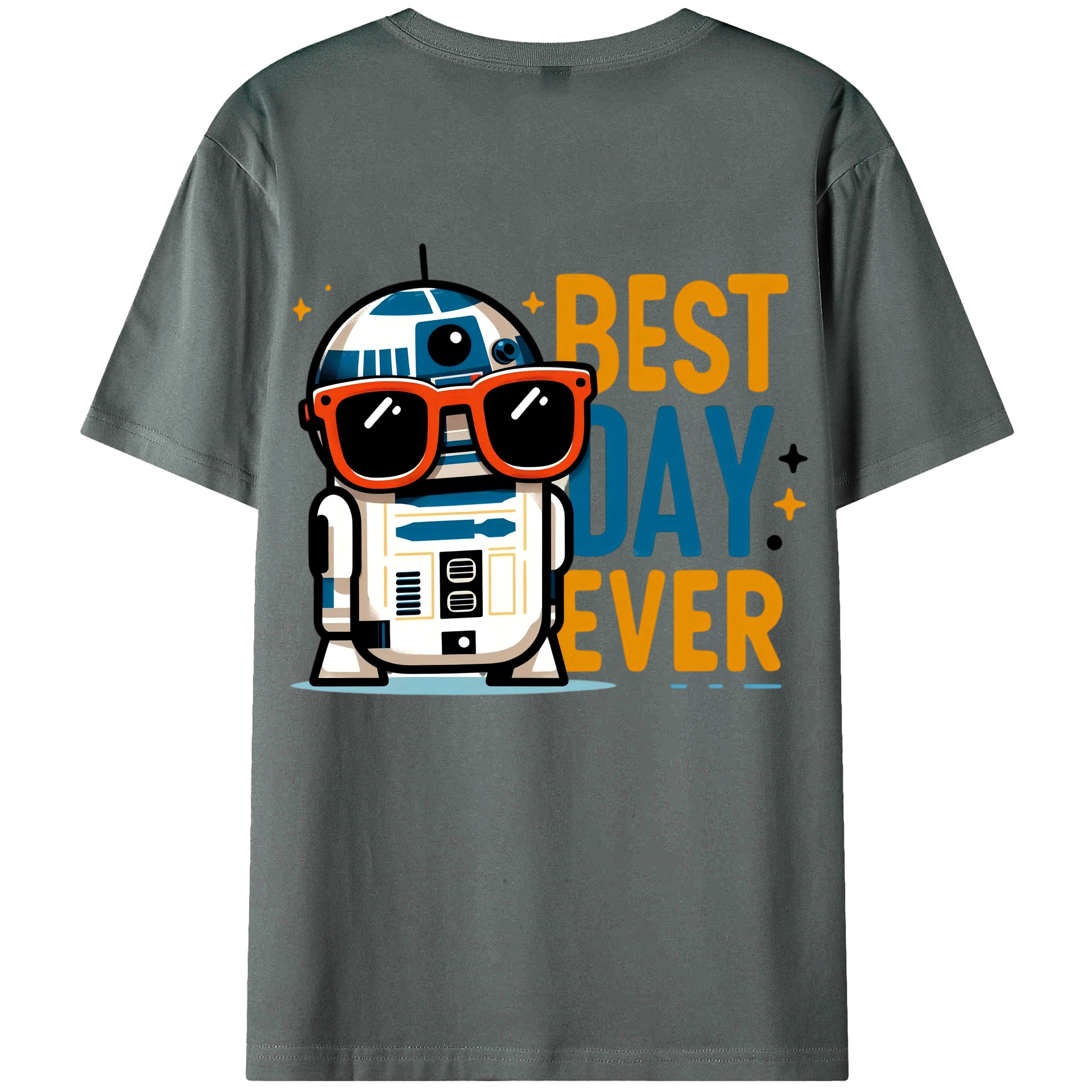 （画像用） スター・ウォーズ Star Wars 綿100％ メンズ半袖Tシャツ（バックプリント） 通気性